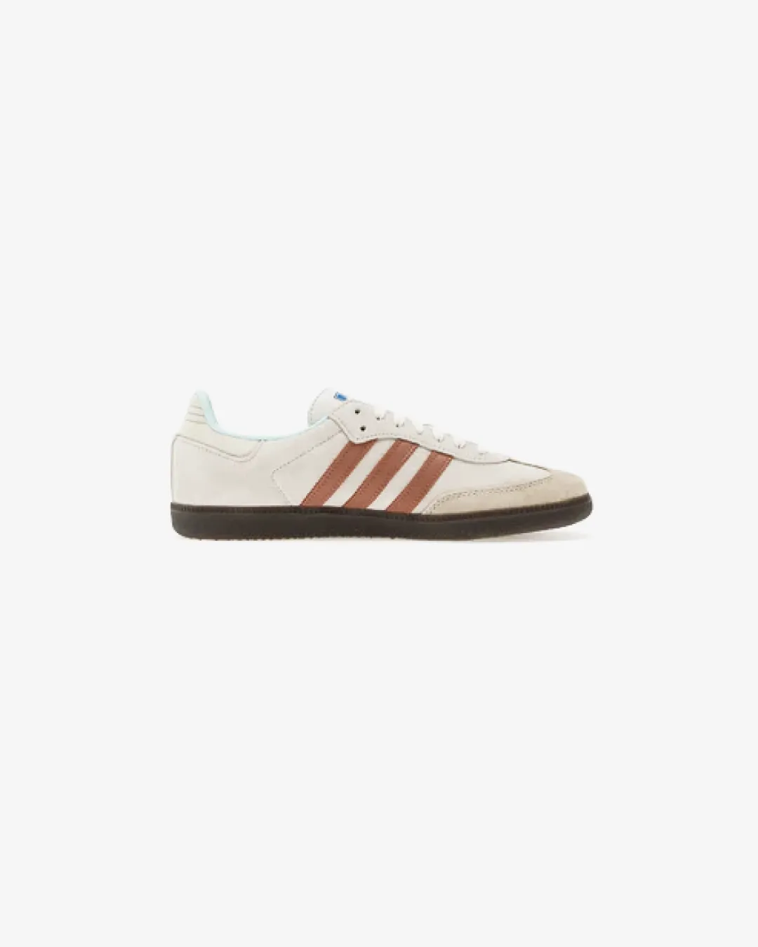 Adidas OG Samba Crystal White/ Clay Strata/ Gum Sneakers Adidas Slip On Tennis Shoe