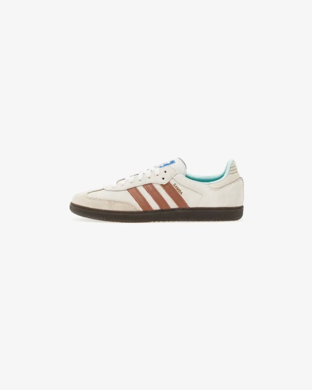 Adidas OG Samba Crystal White/ Clay Strata/ Gum Sneakers Adidas Golf Shoes Golf Town