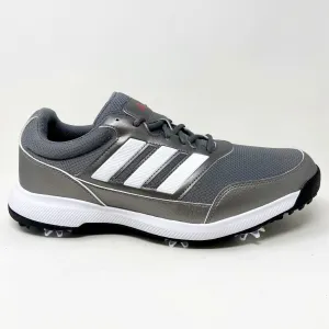 Adidas Tech Response 2.0 Iron White Scarlet Mens Wide Width Golf Shoes EE9420 Adidas Golf Shoes Golf Town