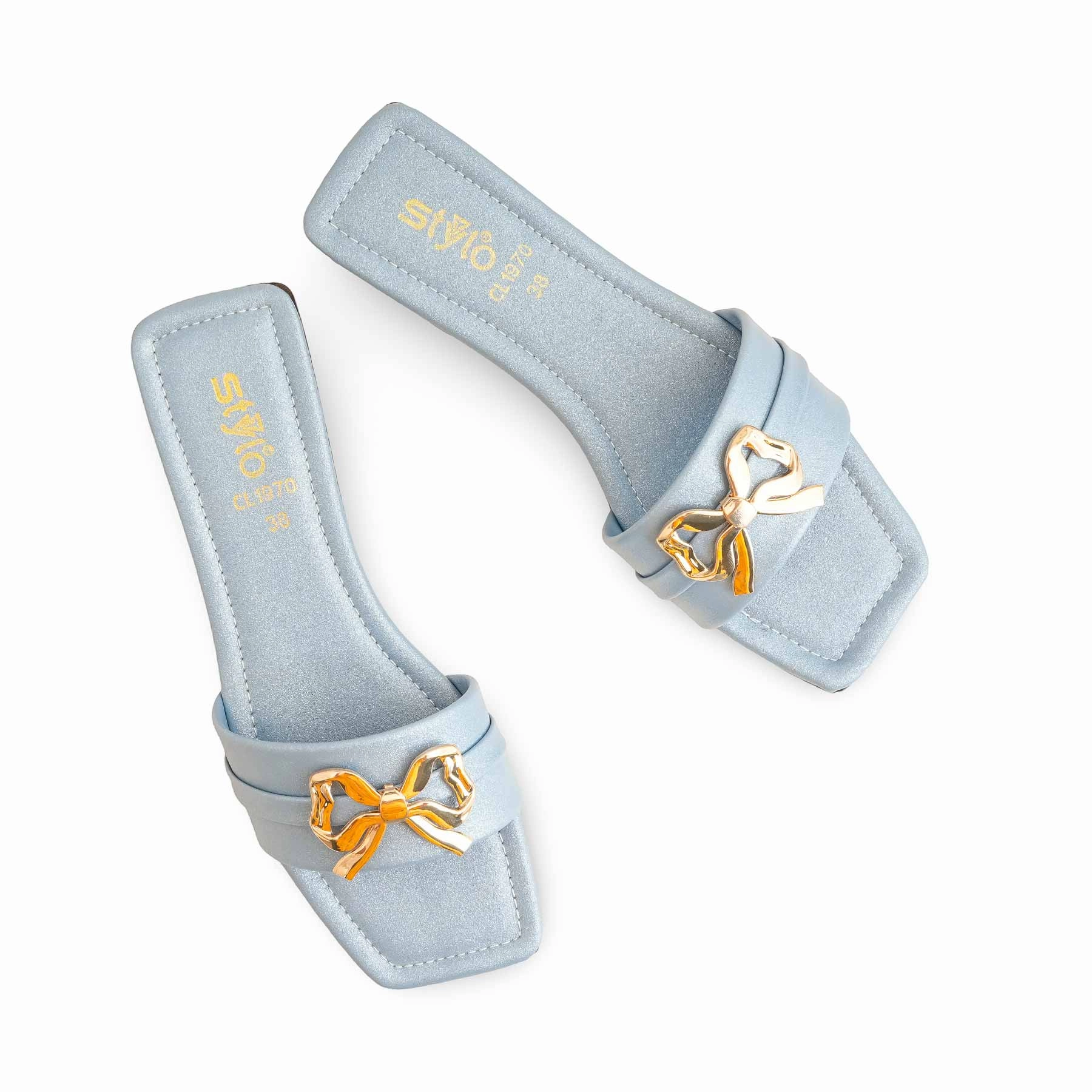 Best Shoes For Running And Casual Sky Blue Casual Slipper For Women CL1970