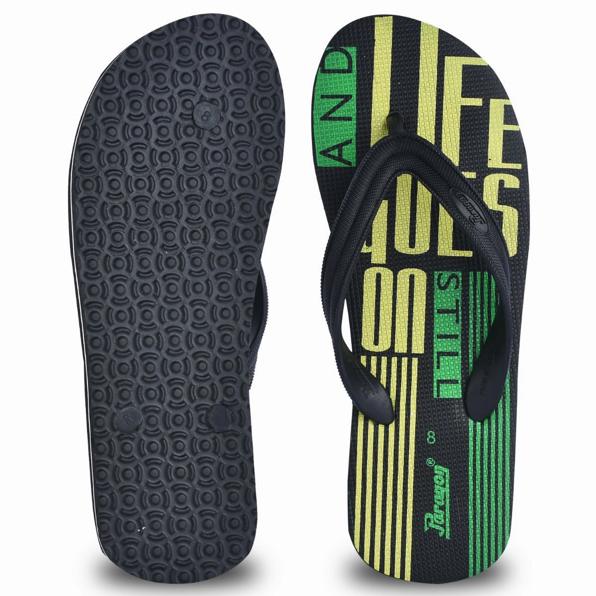 Paragon  HWK3704G Men Stylish Lightweight Flipflops | Casual & Comfortable Daily-wear Slippers for Indoor & Outdoor | For Everyday Use Flip Flops Sandy