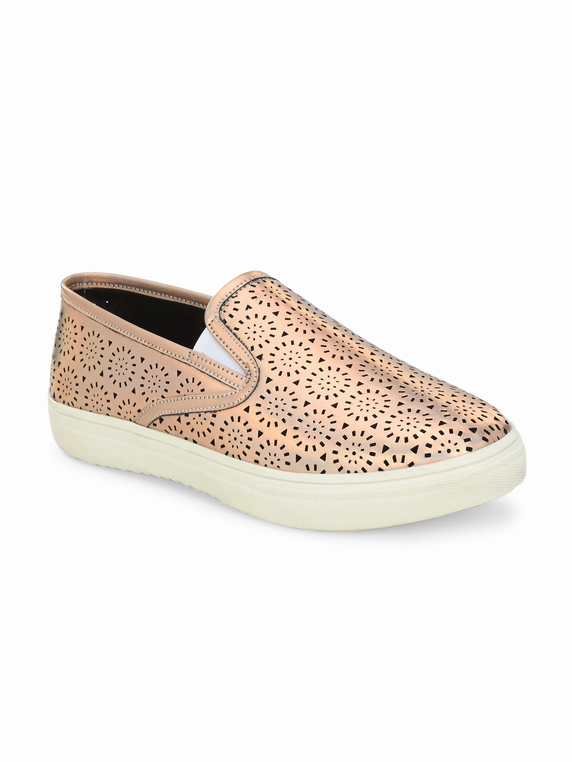 Derby Shoes Casual Aurora Women Copper Slip-Ons