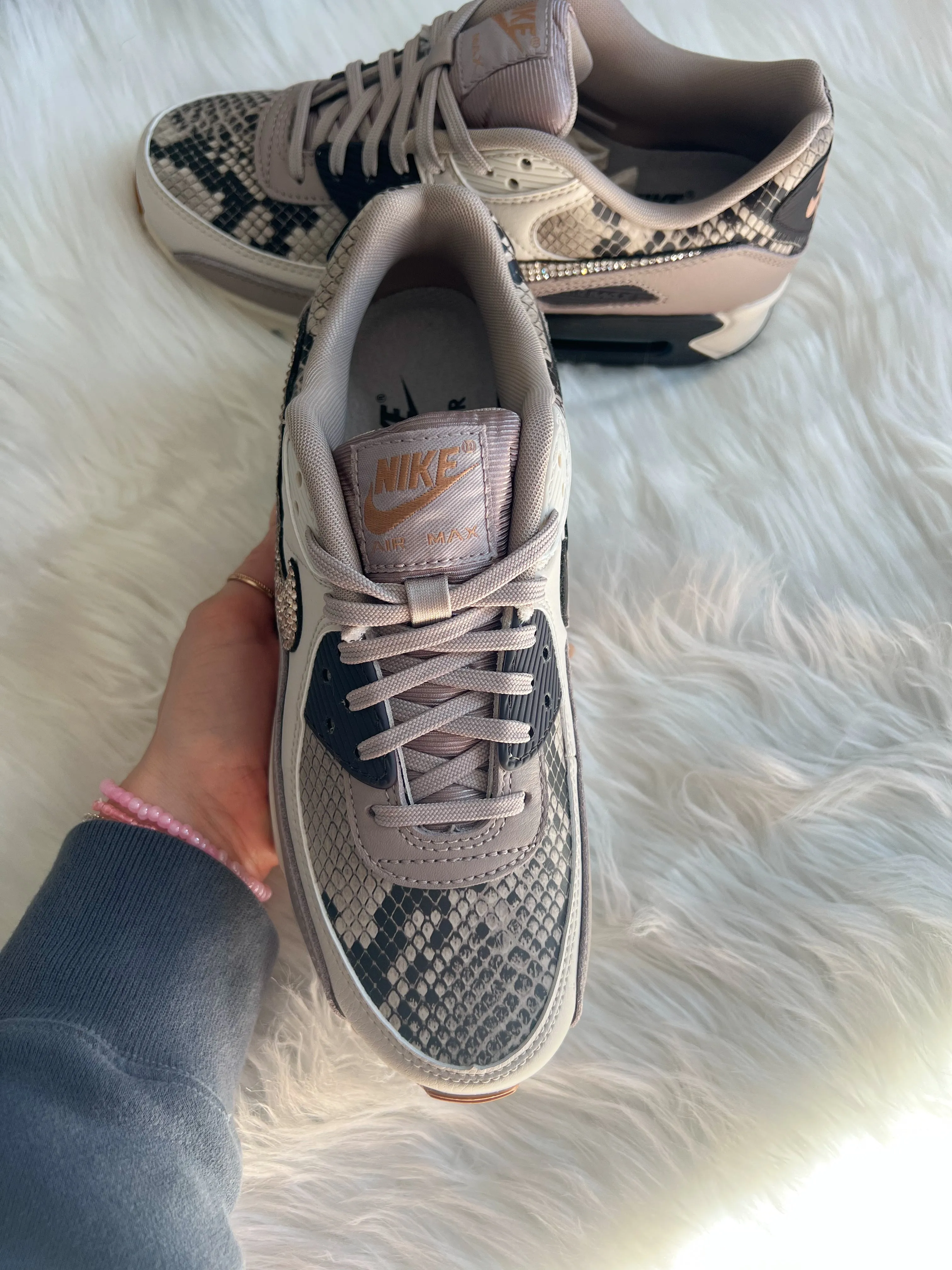 Animal Print Swarovski Womens Nike Air Max 90 Formotion Adidas Shoes