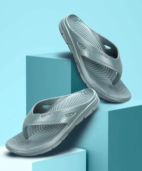 Paragon Men's Lightweight & Light Grey Flip Flops for Everyday Use Therashoe Flip Flops