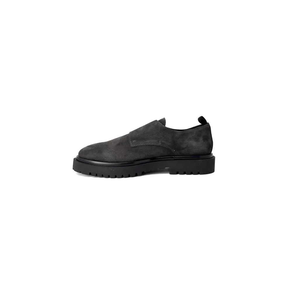 Mountain Shoes Flats Antony Morato Black Leather Flat Boots