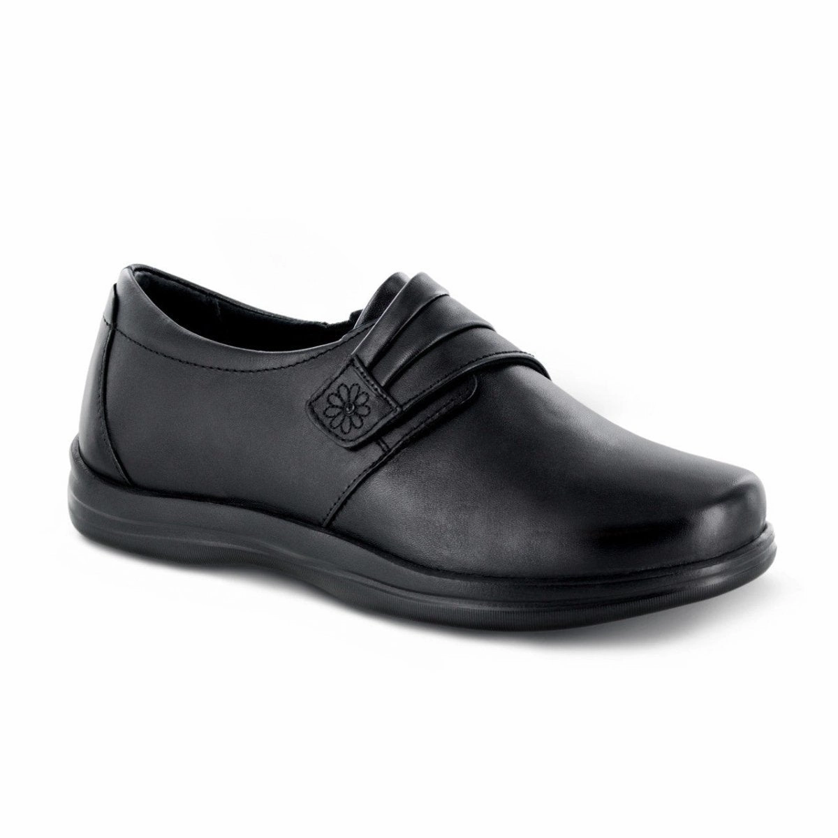 Vl Court 3.0 Casual Shoes Apex Linda Classic Monk Strap Women's Dress Shoe In Black