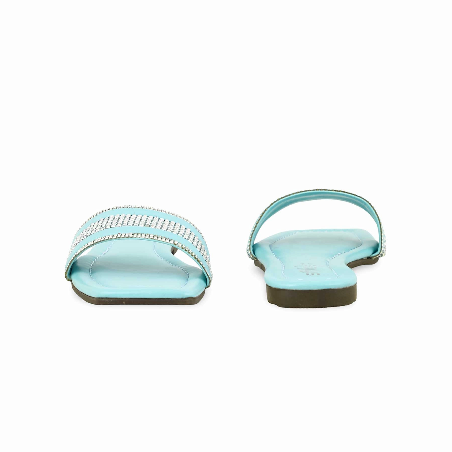 Best Casual Shoes For Suits Aqua Green Casual Slipper For Women CL1905