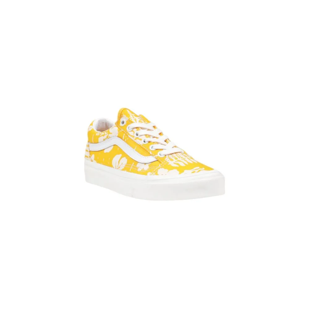Vans Yellow Fabric Low Top Sneakers Order Sneakers Online