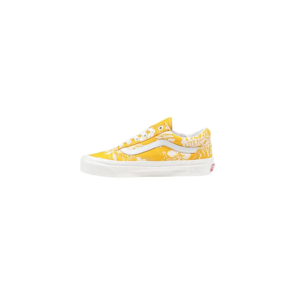 Sneakers For Dresses Vans Yellow Fabric Low Top Sneakers