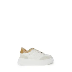 ASH Beige Leather Chunky Sneakers Fendi Sneakers