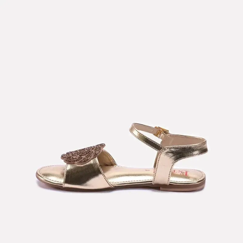 Graduation Shoes Flats Baby Girls Gold Sandals 0720769