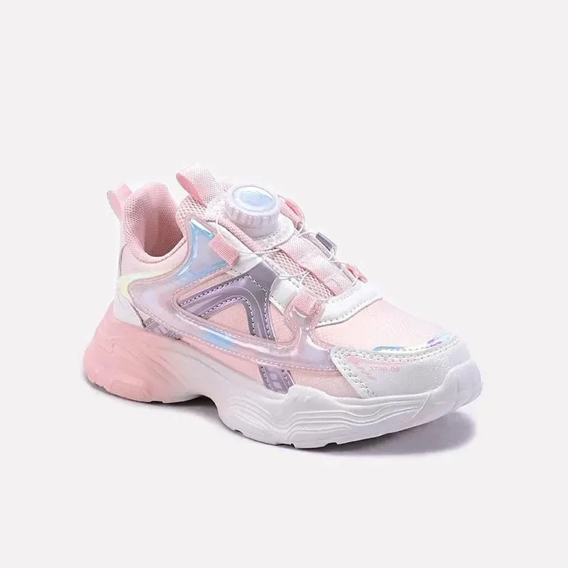 Piano Flats Shoes Baby Girls Pink Joggers 0750216