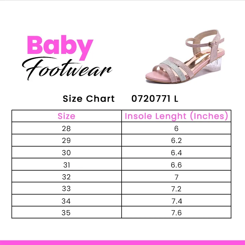 Baby Girls Pink Sandals 0720771 Running Shoe For Flat Feet