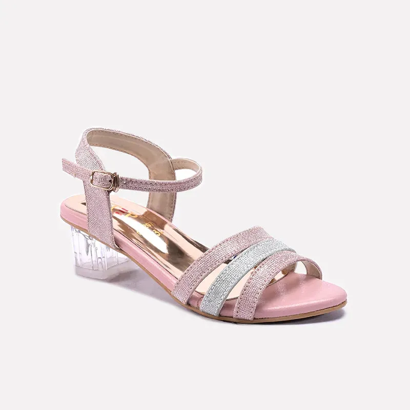 Baby Girls Pink Sandals 0720771 Flat Sole Sports Shoes