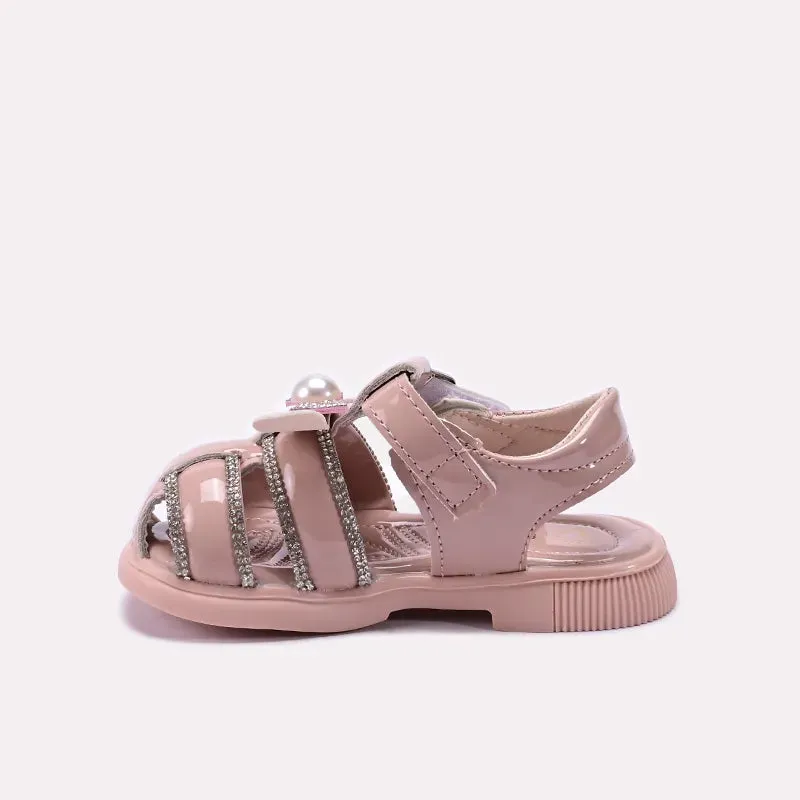 Comfortable Flat Mary Jane Shoes Baby Pink Casual Sandal 0721039