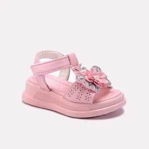 70s Flat Shoes Baby Pink Casual Sandal 0721047
