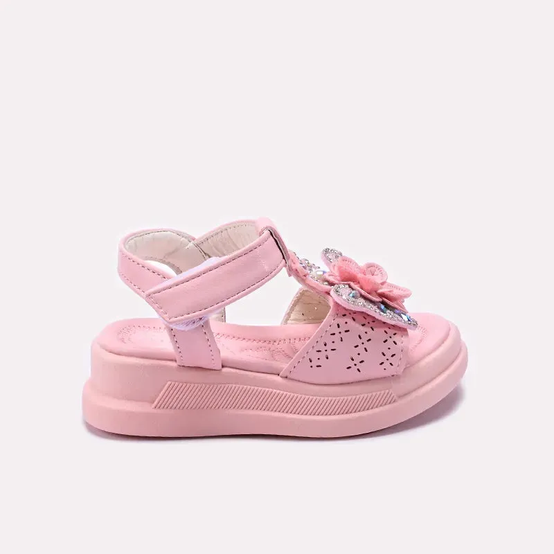 Spd Shoes On Flat Pedals Baby Pink Casual Sandal 0721047