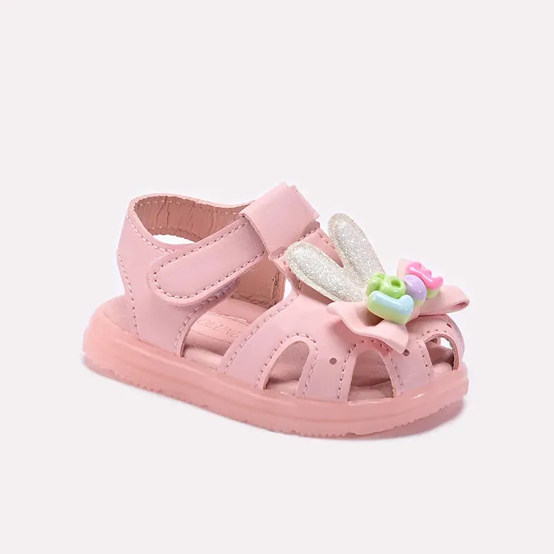 Baby Pink Casual Sandal 0721055 Flat Shoes Names