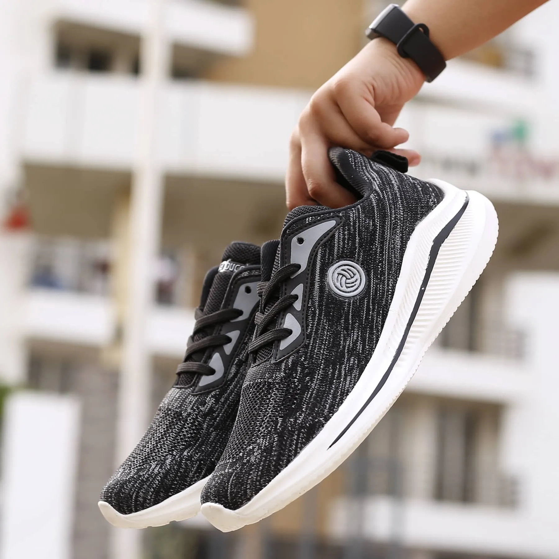 Best Cushioned Walking Bacca Bucci Boys or Girls Essential Knit Running Sports Shoe (Age: 8 year to 12 years)