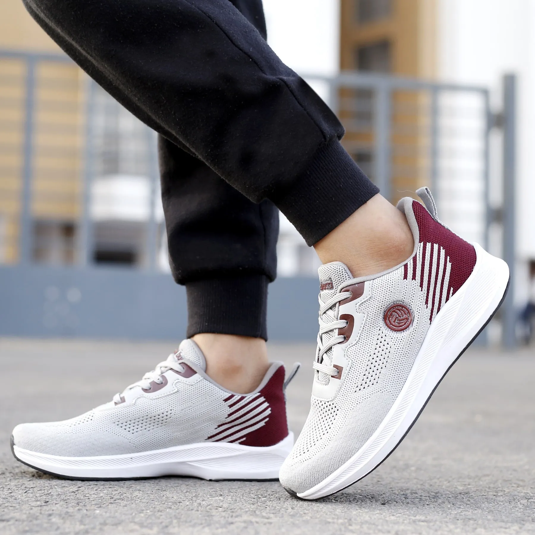 Bacca Bucci Boys or Girls Essential Knit Running Sports Shoe (Age: 8 year to 12 years) Best Running Shoes For Cushion