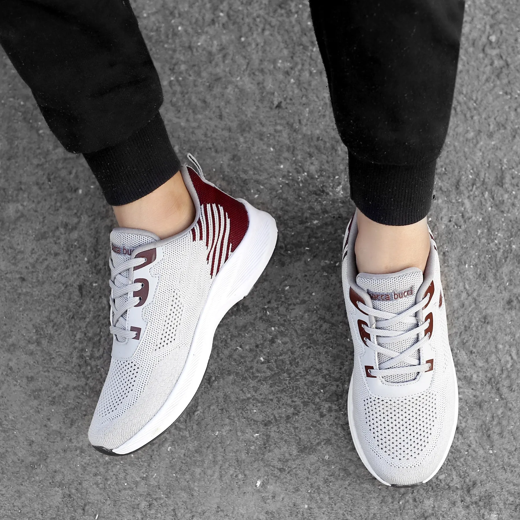 Bacca Bucci Boys or Girls Essential Knit Running Sports Shoe (Age: 8 year to 12 years) High Stack Running Shoes