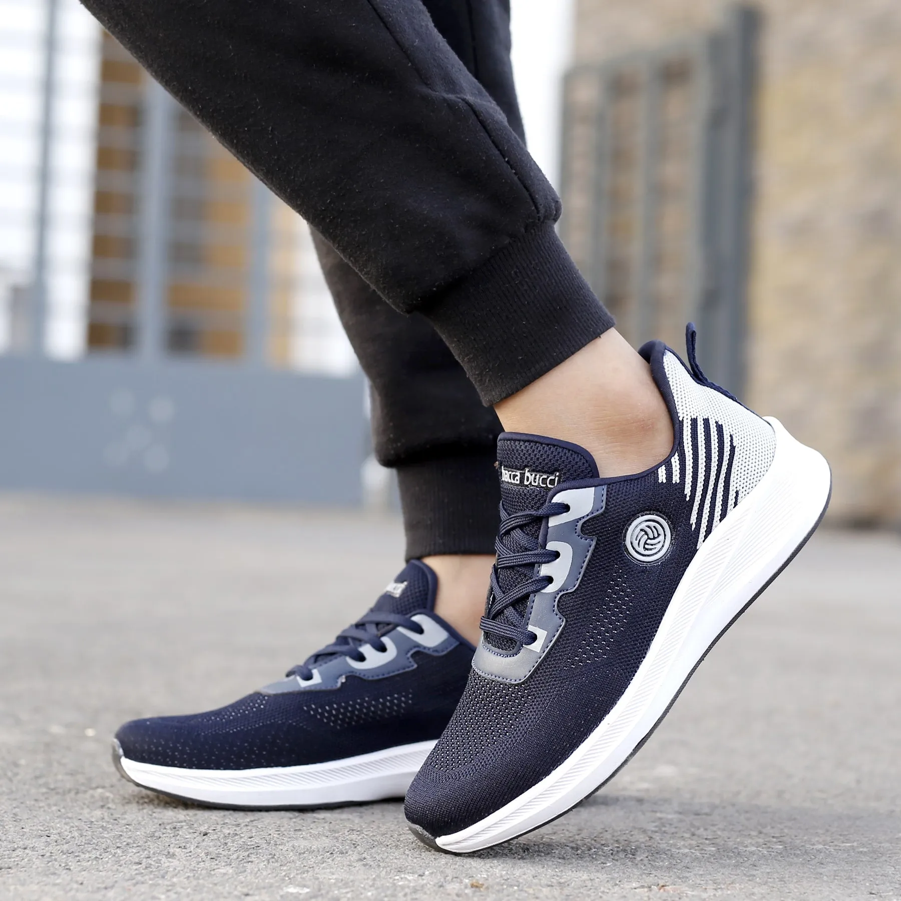 Bacca Bucci Boys or Girls Essential Knit Running Sports Shoe (Age: 8 year to 12 years) For Walking On Concrete Good Walking Shoe Walking