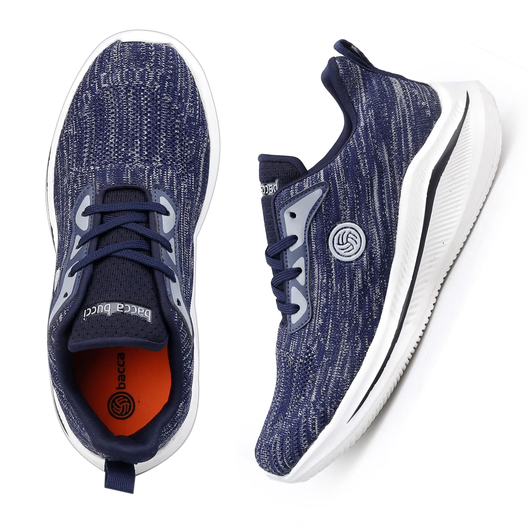 Eureka Walking Shoe Walking Bacca Bucci Boys or Girls Essential Knit Running Sports Shoe (Age: 8 year to 12 years)