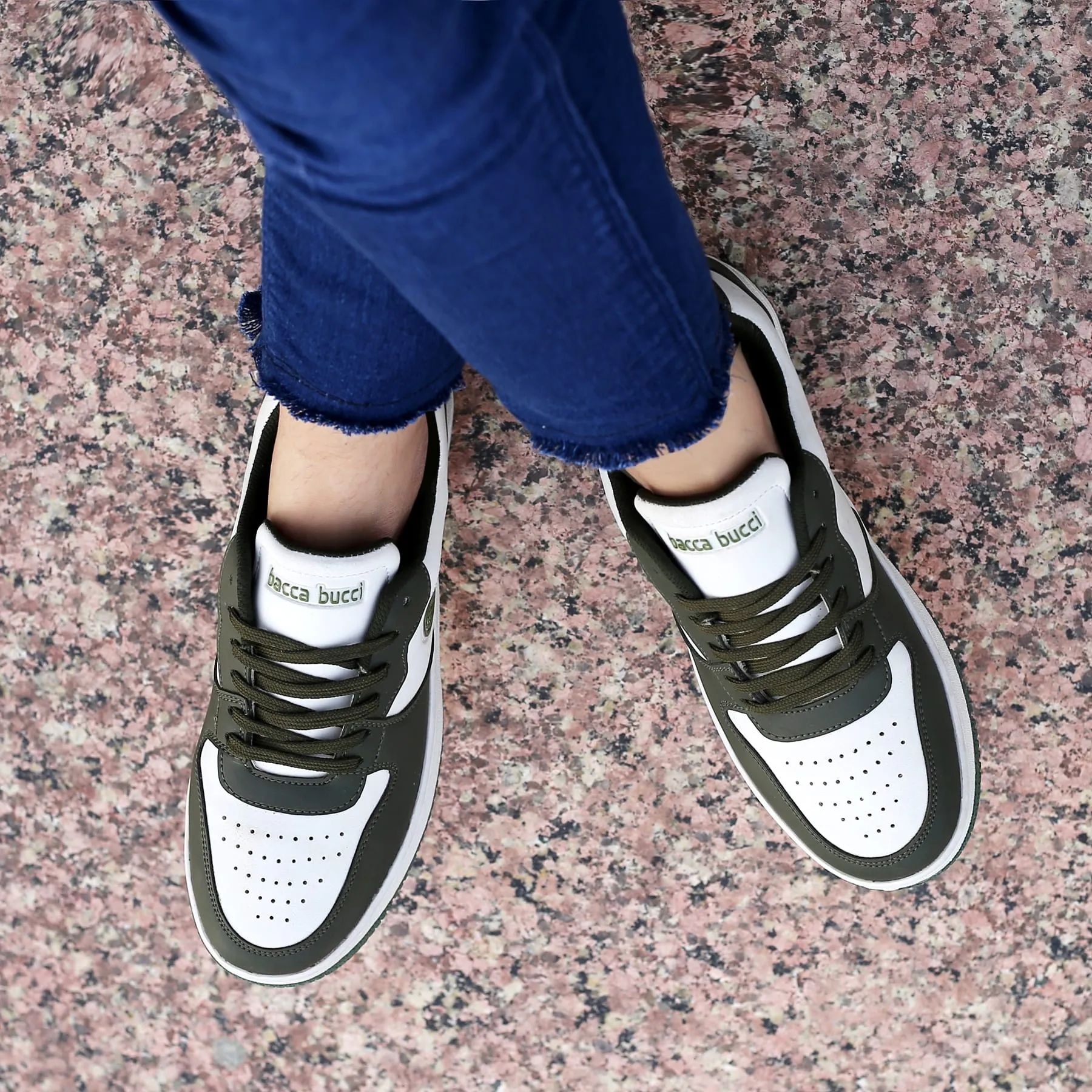 Flat Footed Shoe Bacca Bucci EMILY Low-top Flat Sole Sneakers For Women