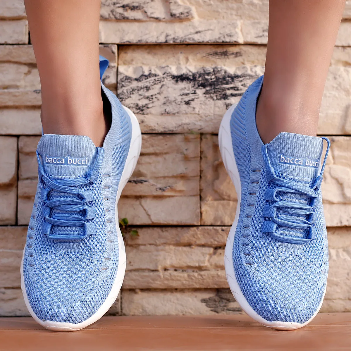 Bacca Bucci FISHJET Sneakers Shoes for Women | Blue Women Running & Training Shoes Discount Road Running Shoes