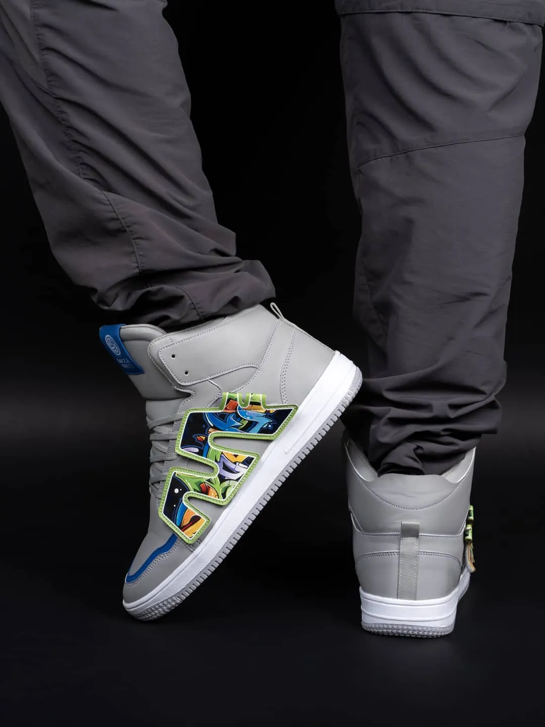 Bacca Bucci High-Top PATCH-PLAY Men's Sneakers Best Orthopedic Casual Shoes