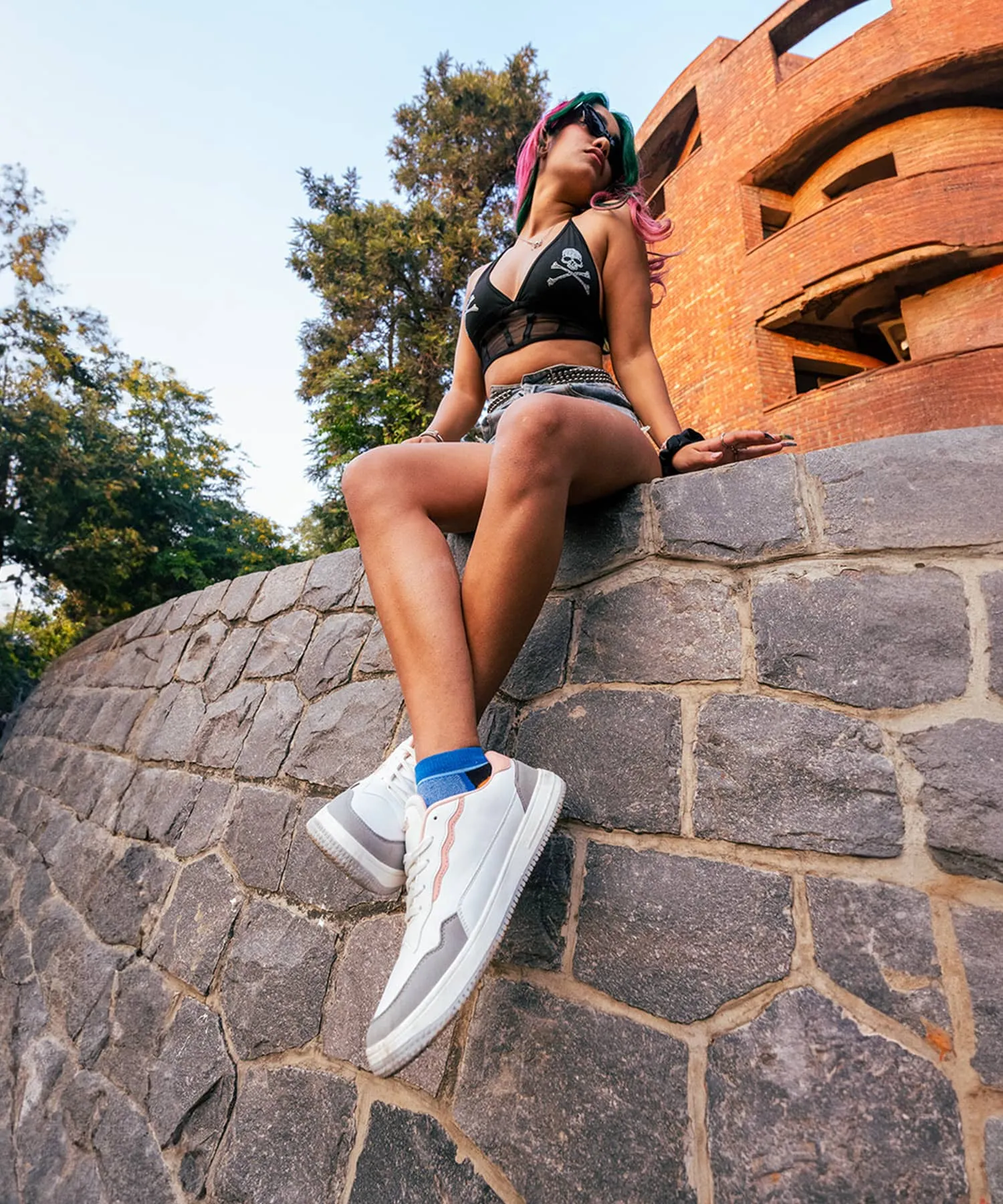 Bacca Bucci INFINITY Low Top Flat Sole Fashion Women's Sneakers Flat Wrestling Shoes