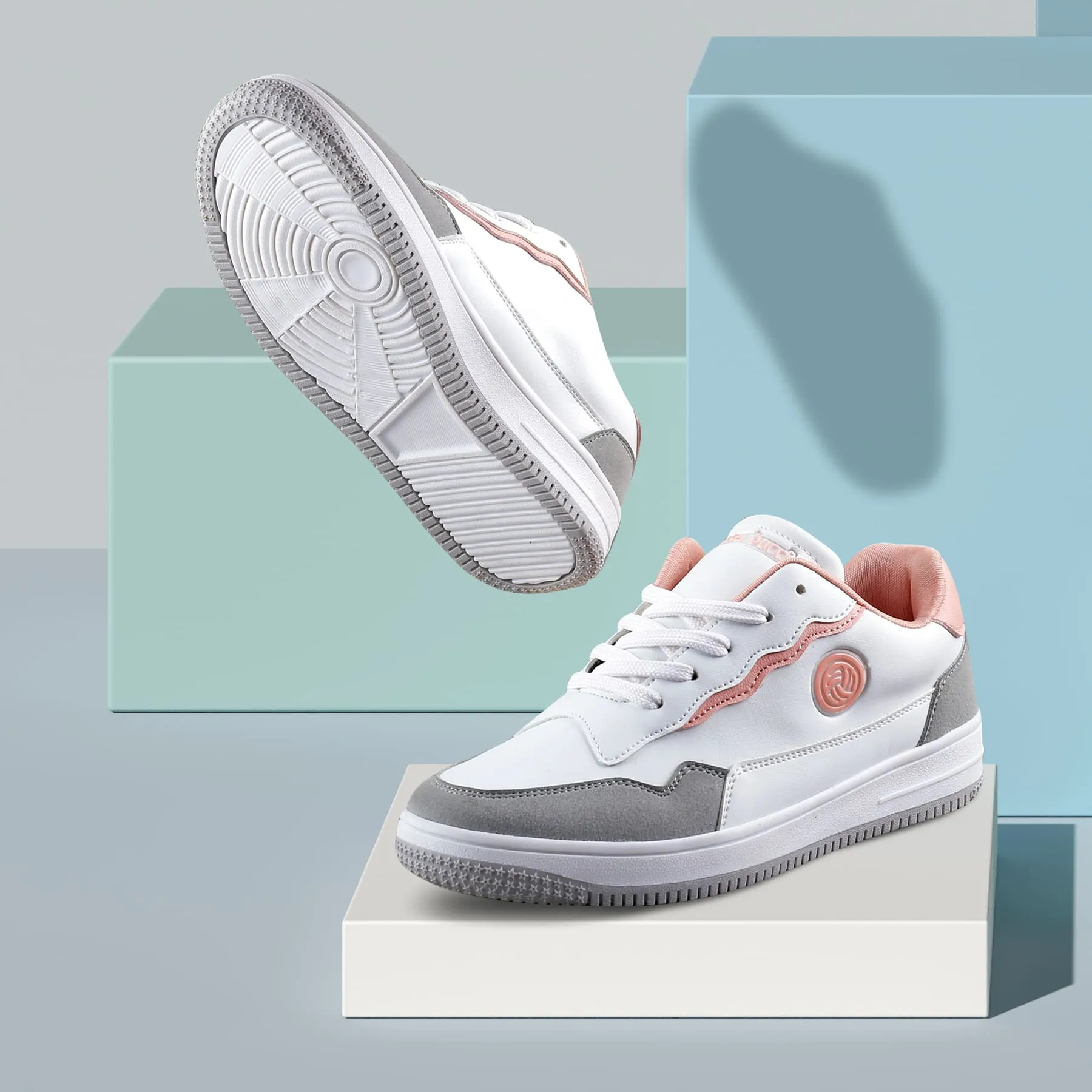 Best Shoes Standing All Day Bacca Bucci INFINITY Low Top Flat Sole Fashion Women's Sneakers