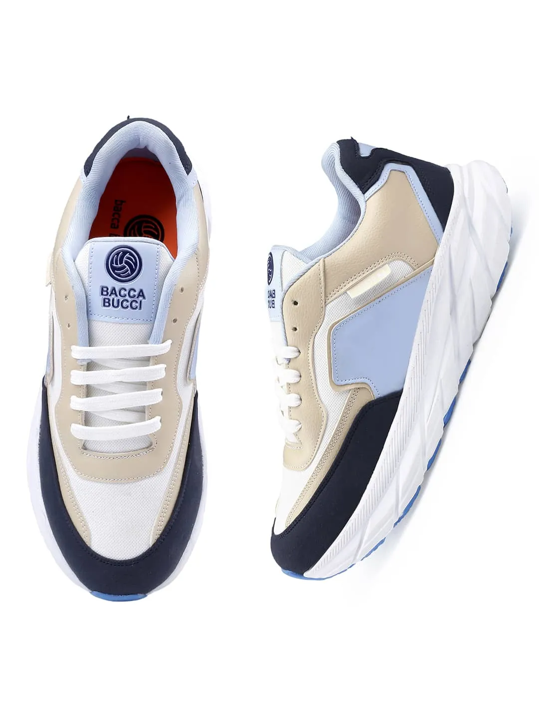 Bacca Bucci Men's SYLVIA Chunky Sole Sneakers New Styles Casual Shoes