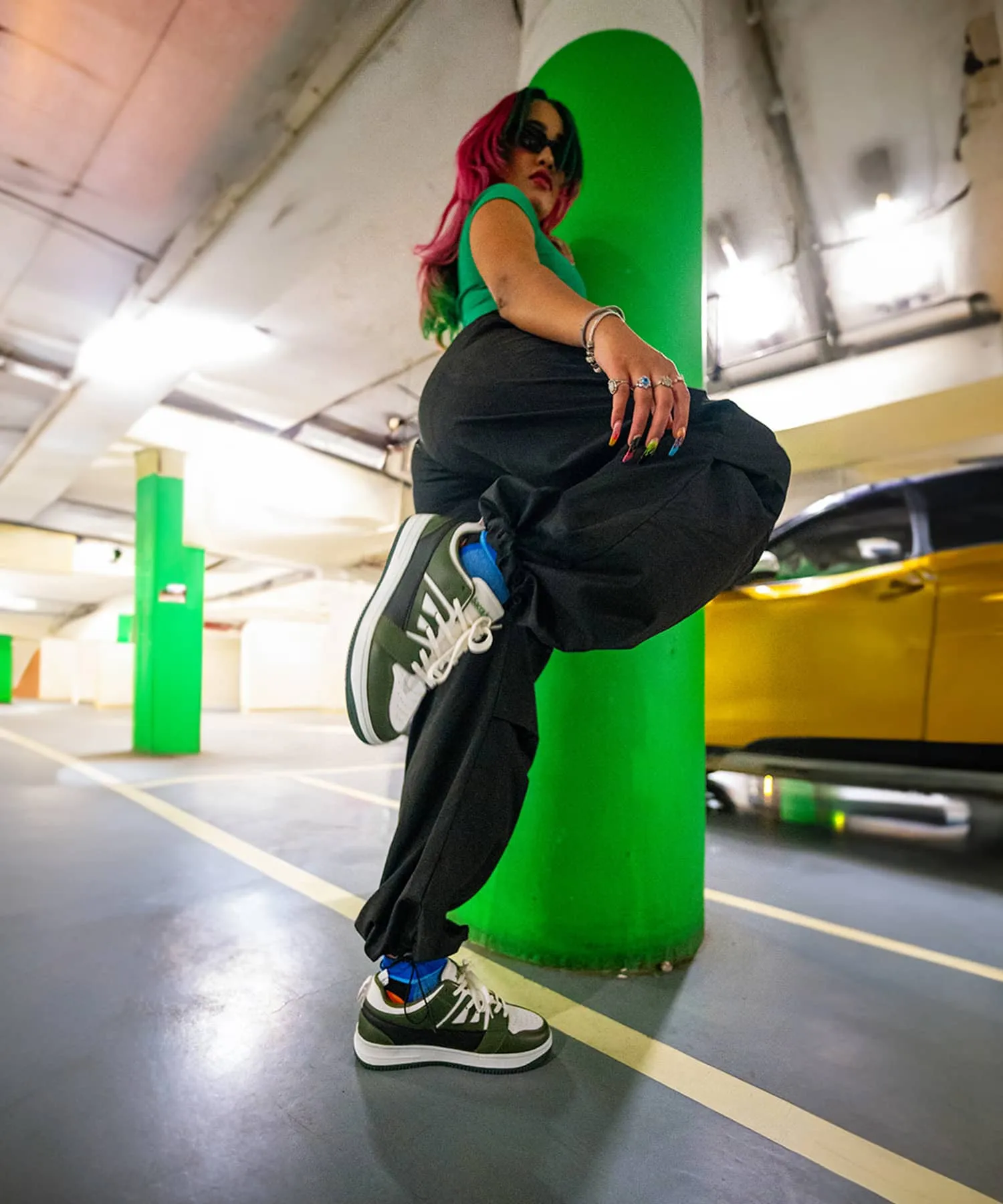 Crochet Flat Shoes Bacca Bucci SERENITY Low Top Flat Sole Fashion Women's Sneakers