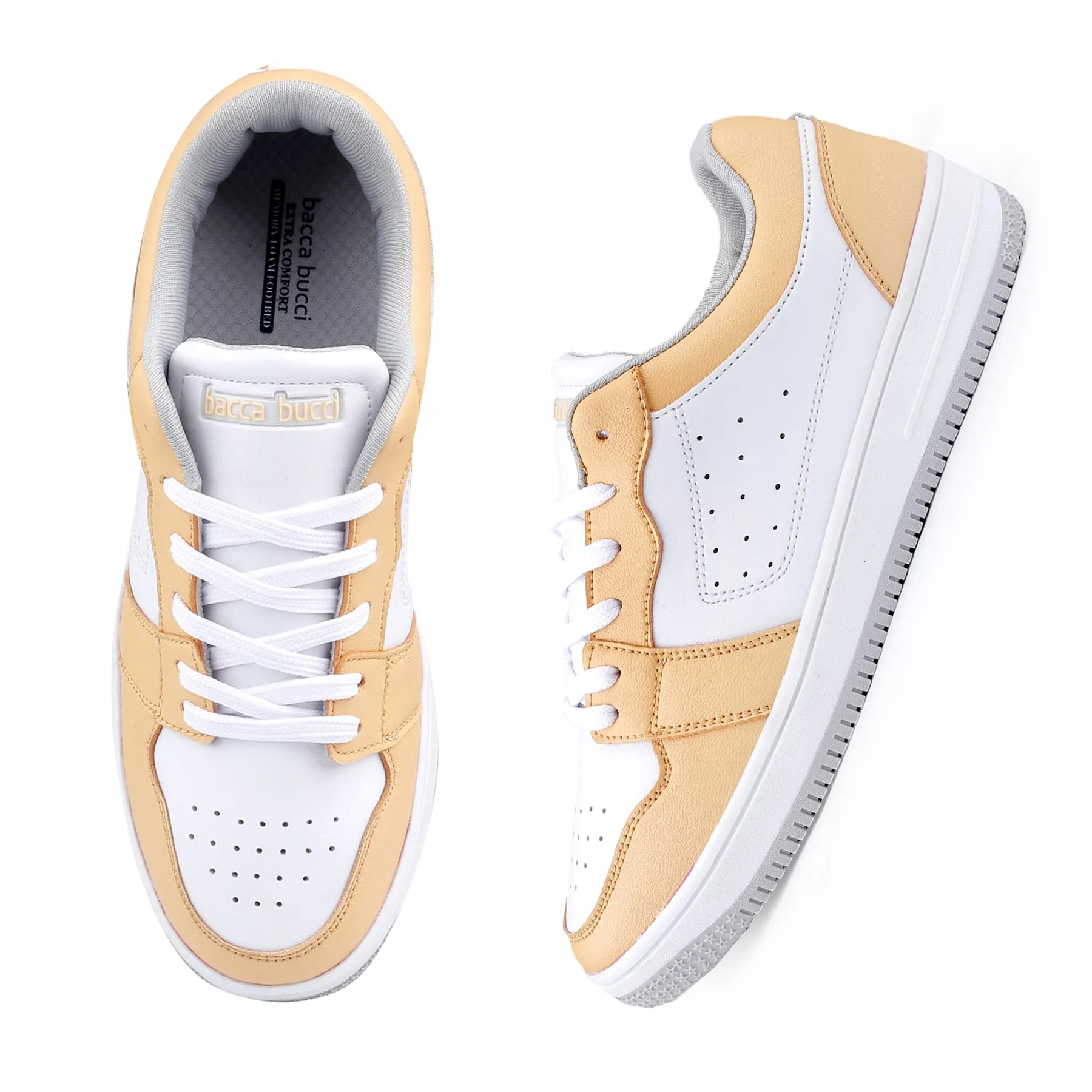 Shoes Fallen Arches And Flat Feet Bacca Bucci SOPHIA Low-top Flat Sole Sneakers For Women