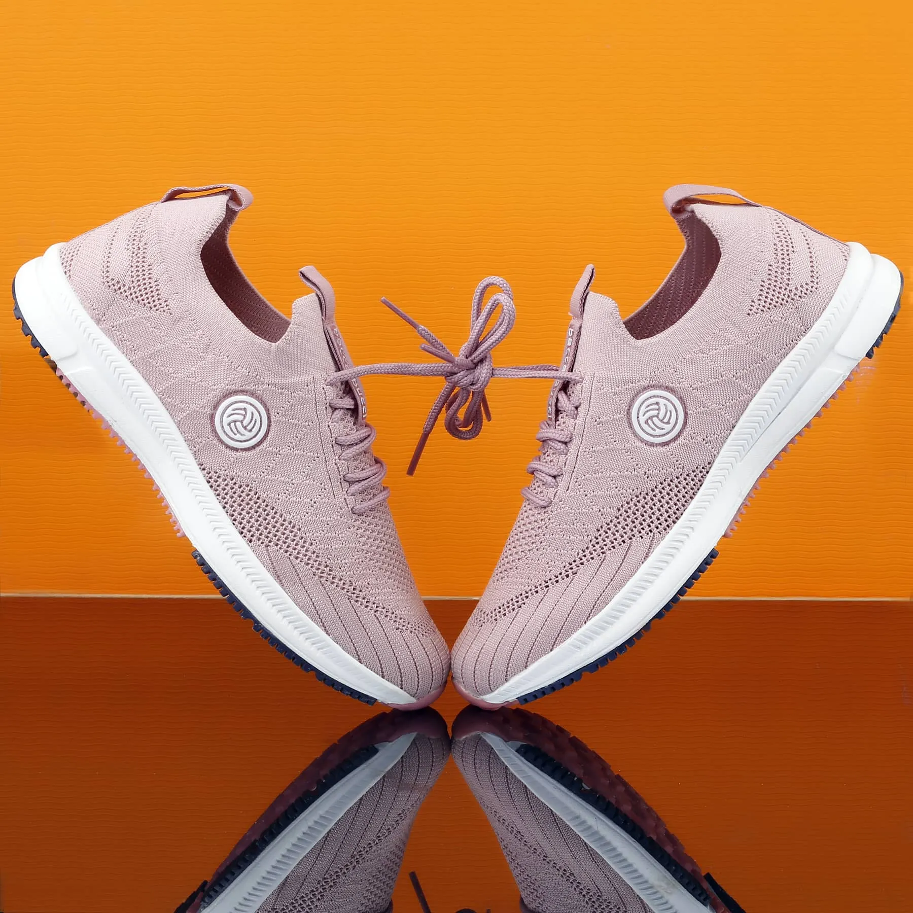 Rotating Running Shoes Bacca Bucci WAVE RIDER Training Shoes For Women | Pink Casual Sneakers For Women