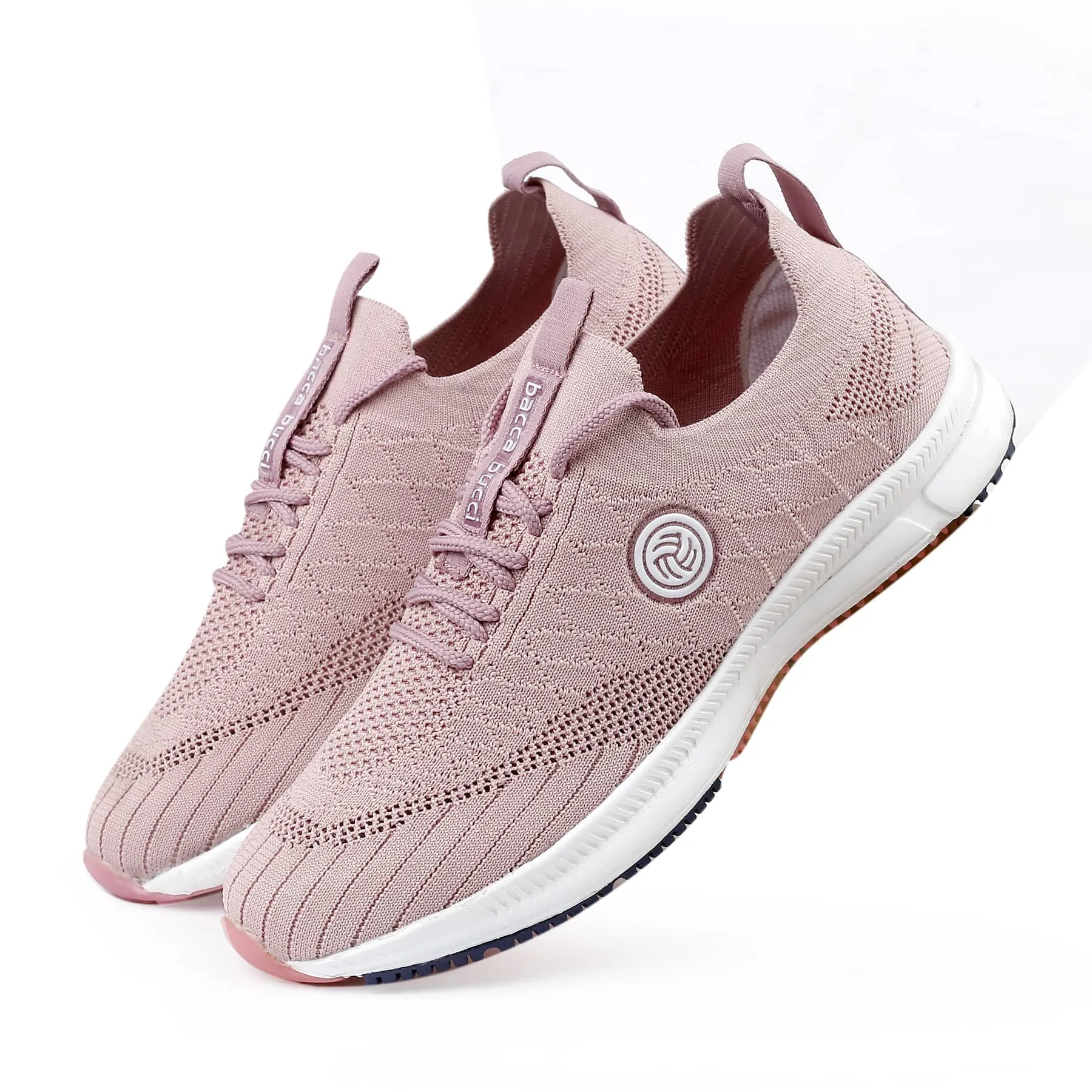 Bacca Bucci WAVE RIDER Training Shoes For Women | Pink Casual Sneakers For Women Cascadia Running Shoes