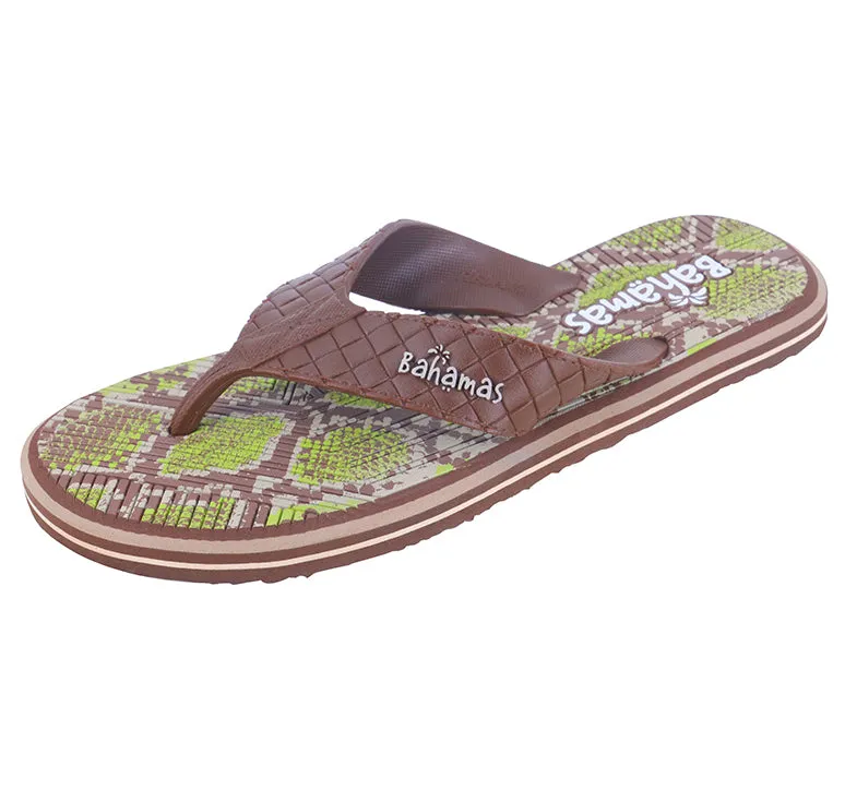 Super Squishy Flip Flops BAHAMAS Flip Flops for Men BHG 243