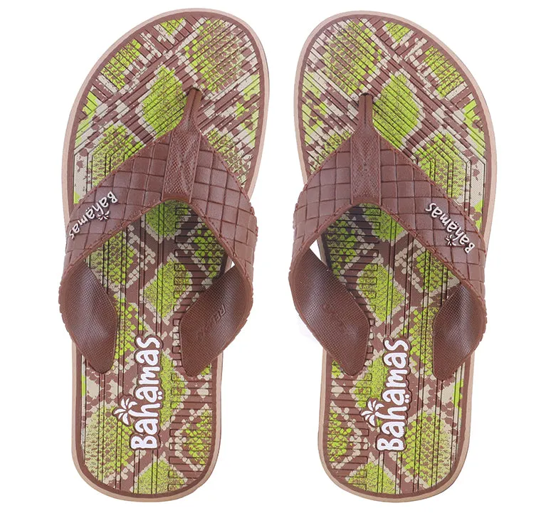 BAHAMAS Flip Flops for Men BHG 243 Anatomic Contouring Flip Flops