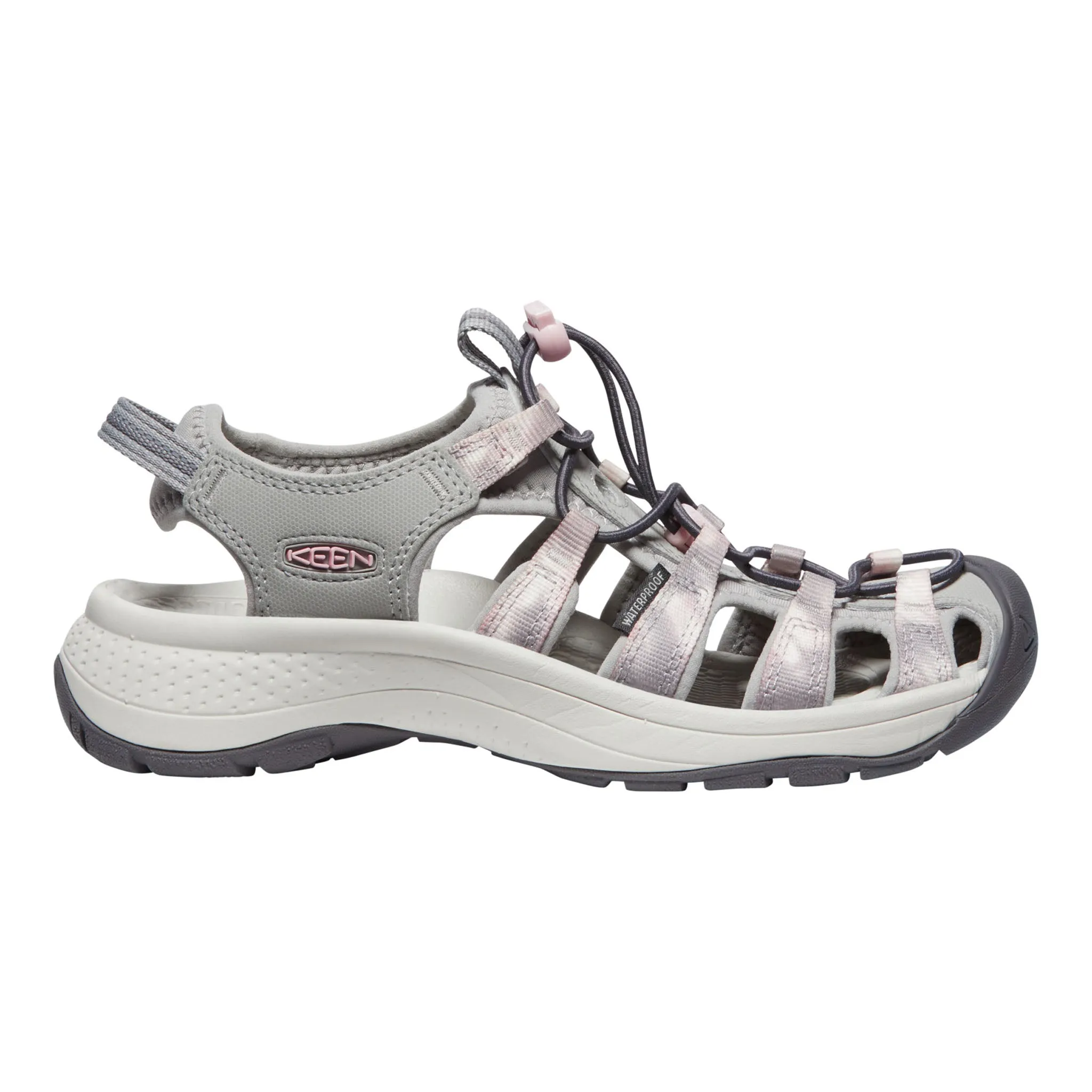 Women's Astoria West Sandal Fawn/Grey Best Trail Marathon Shoes