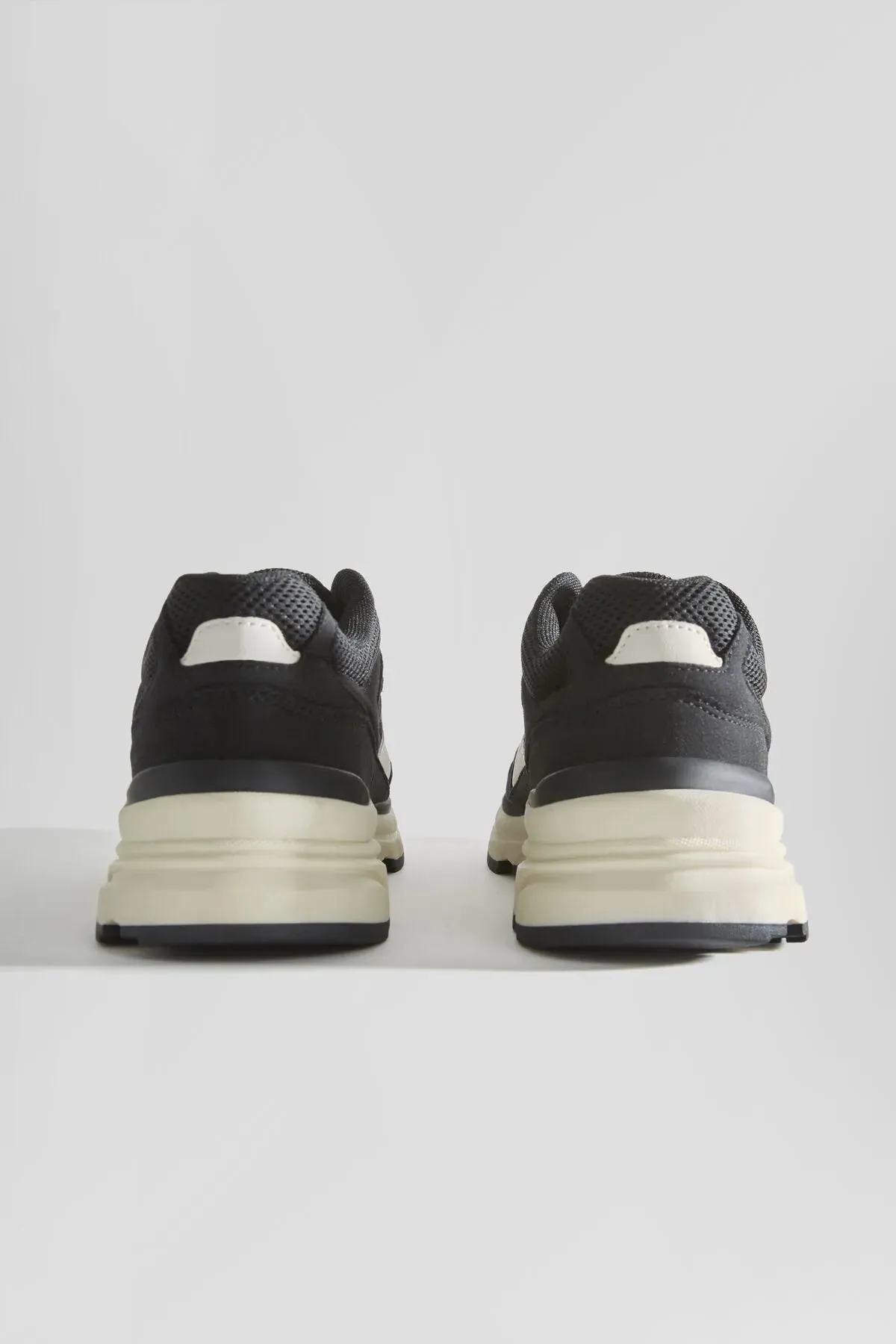 Running Shoes For Large Bershka Women's Mesh Contrast Sneakers