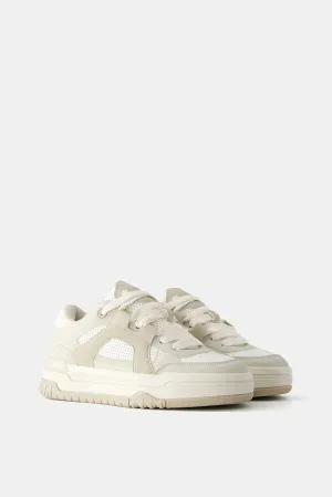 Bershka Women's  Multilayer Model Sneakers Cute Running Sneakers