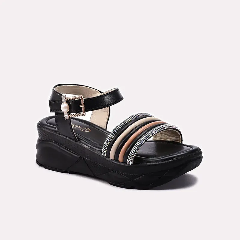 Black Fancy Sandal 0720820 Best Volleyball Shoes