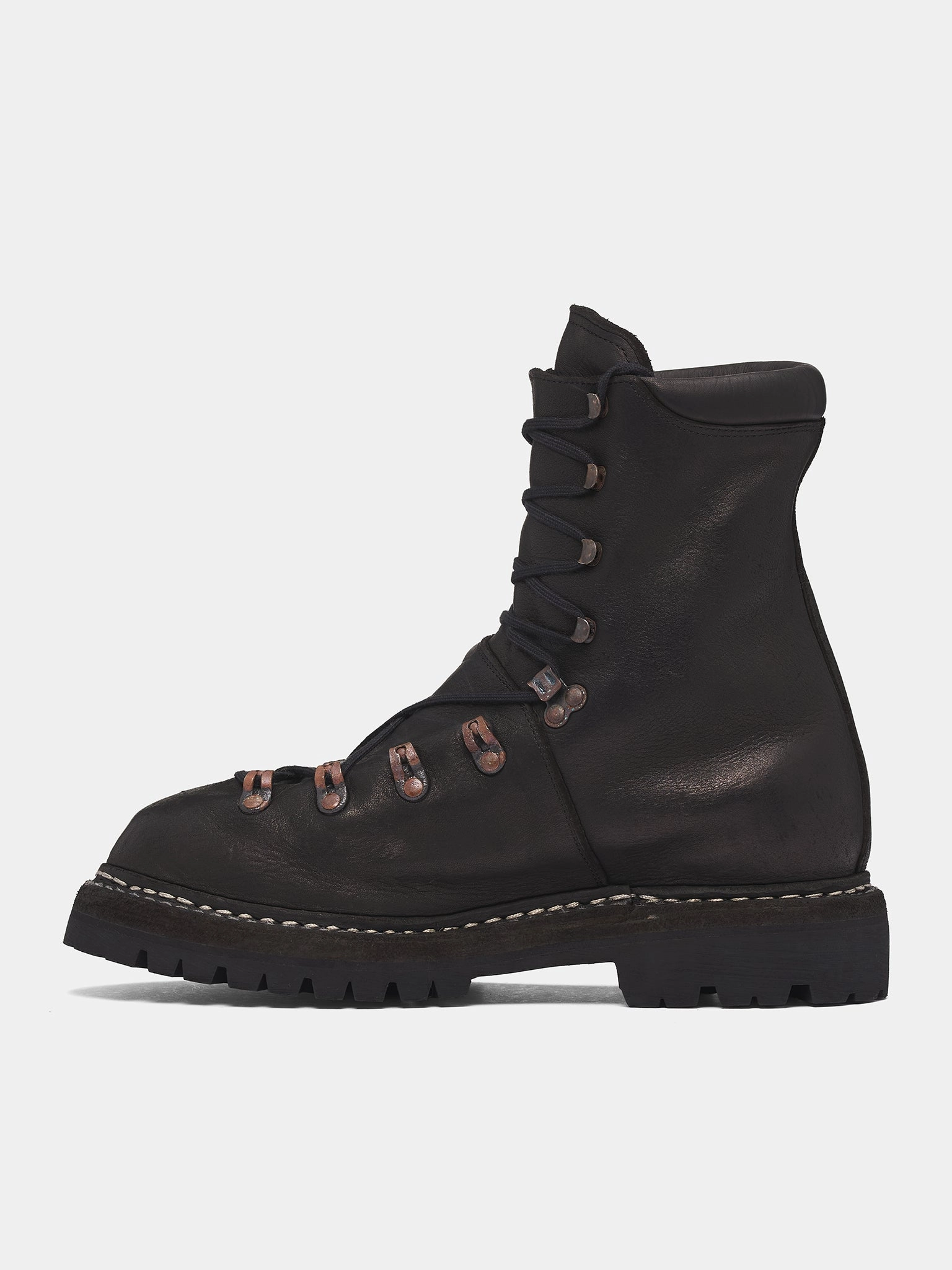 Mountaineering Shoes Vs Hiking Shoes Black 20 Modulated Hiking Boots (20-MODULATED-CALF-FG-BLKT-BLAC))