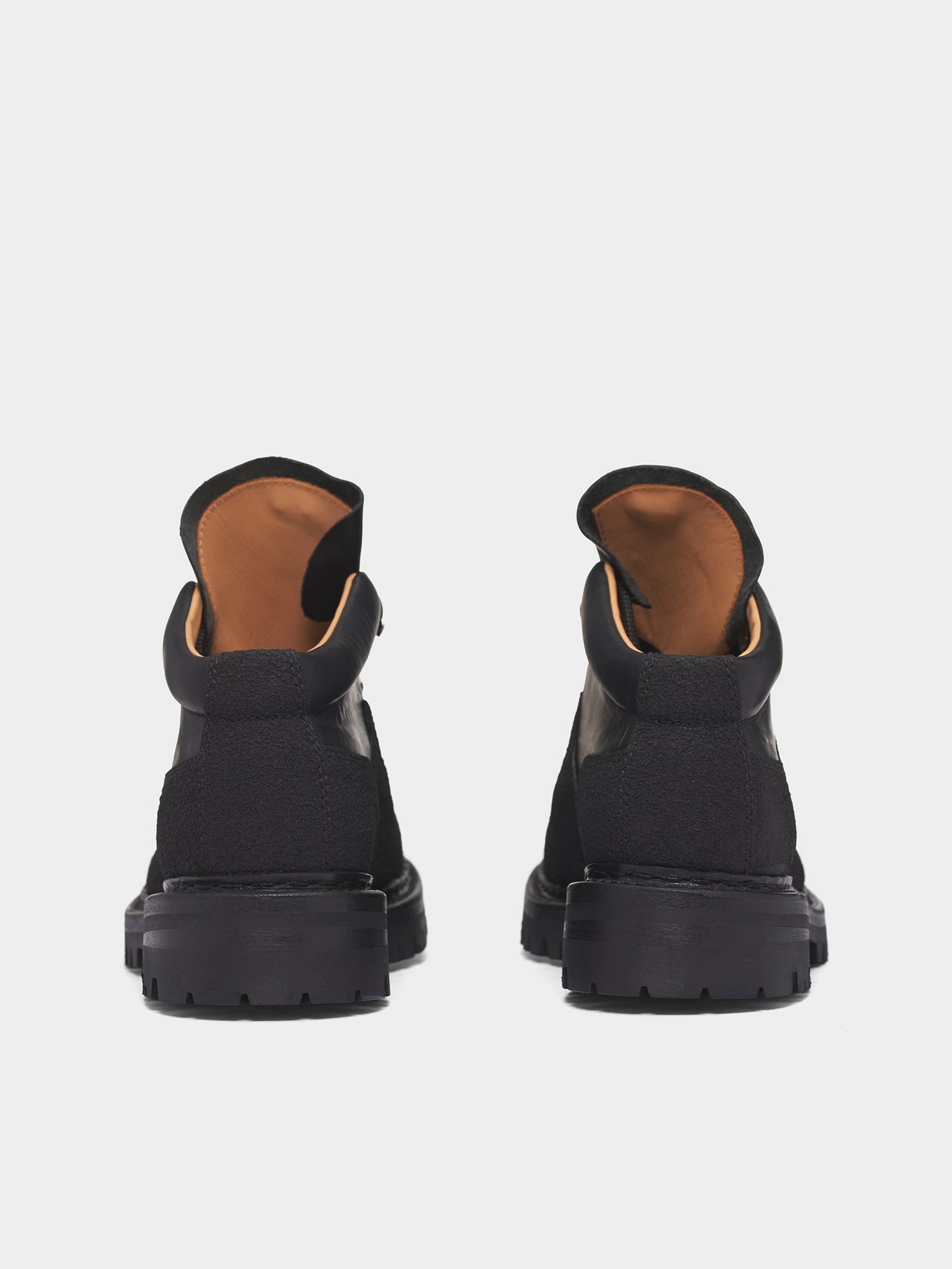 Black Quest Leather Boots (A4257QB-QUEST-BLACK) Best Zero Drop Hiking Shoes