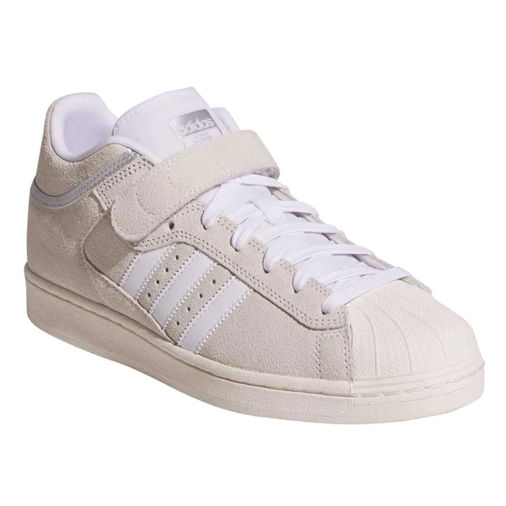 Adidas Indoor Soccer Shoes Sale JH8141 White Silver White Pro Shell Mid Trainers ADV Adidas Suede Skateboarding Shoes
