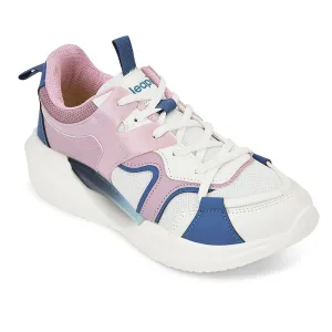 Leap7x Purple Sports Lacing Running Shoes For Kids GAMEON-2EL By Liberty Running Shoes Shops