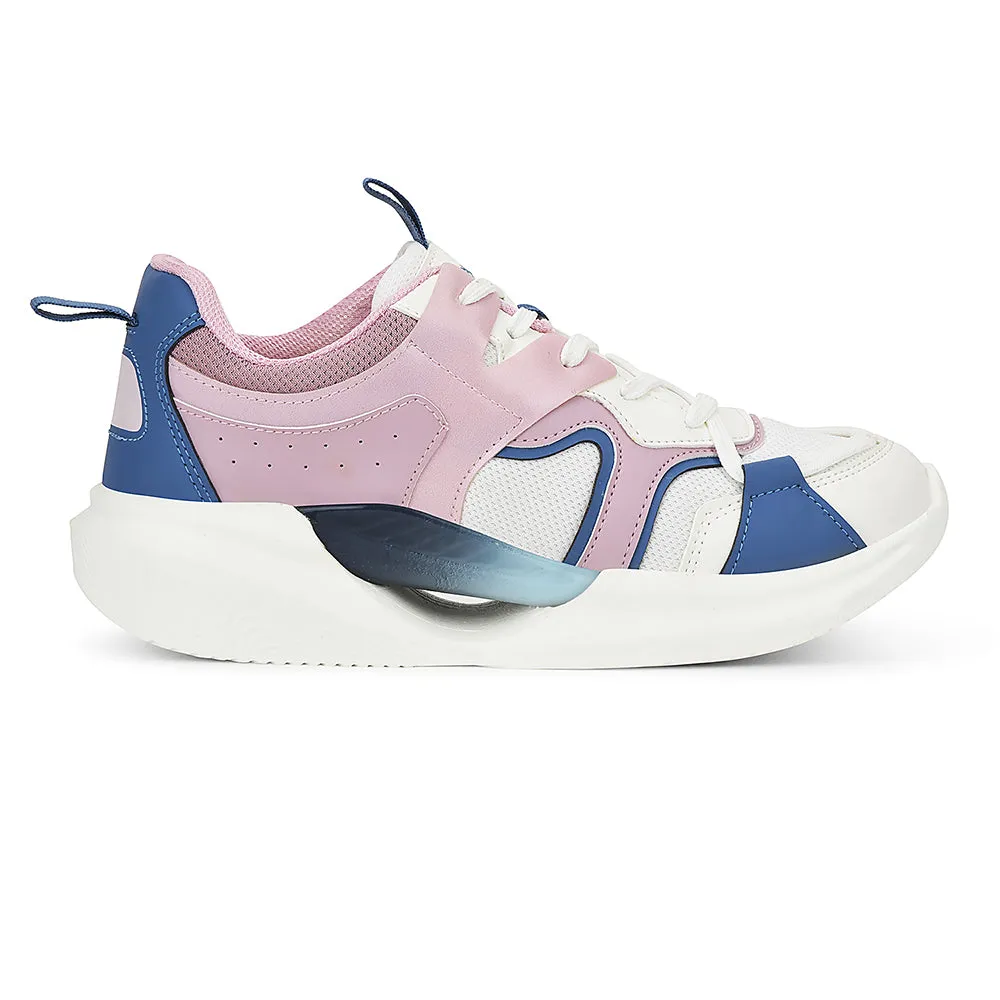 Leap7x Purple Sports Lacing Running Shoes For Kids GAMEON-2EL By Liberty Vomero 17 Running Shoes