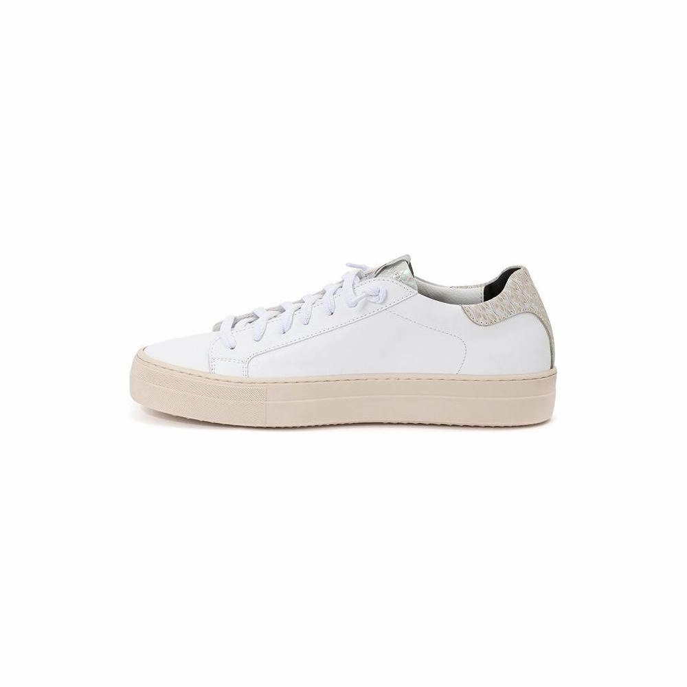P448 White Leather Sneakers Elegant Casual Footwear Casual Outfits With Shoes