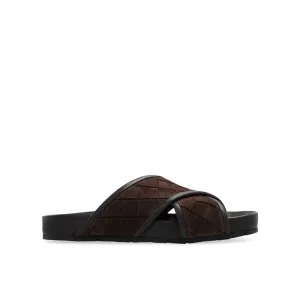 Bottega Veneta Brown Lamb Leather Sandals Best Walking Shoes For Flat Footed People